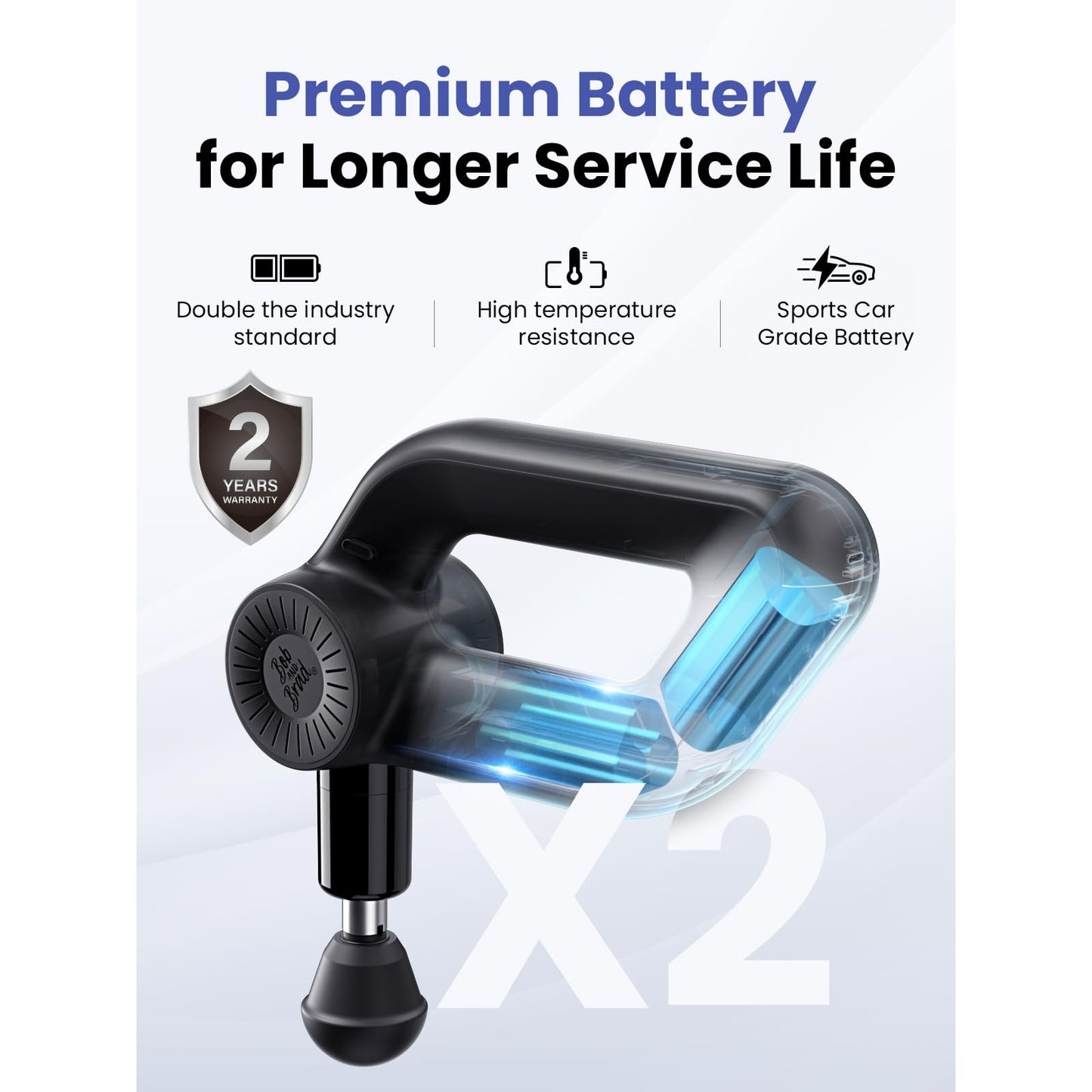 Bob and Brad D6 Pro Plus Massage Gun