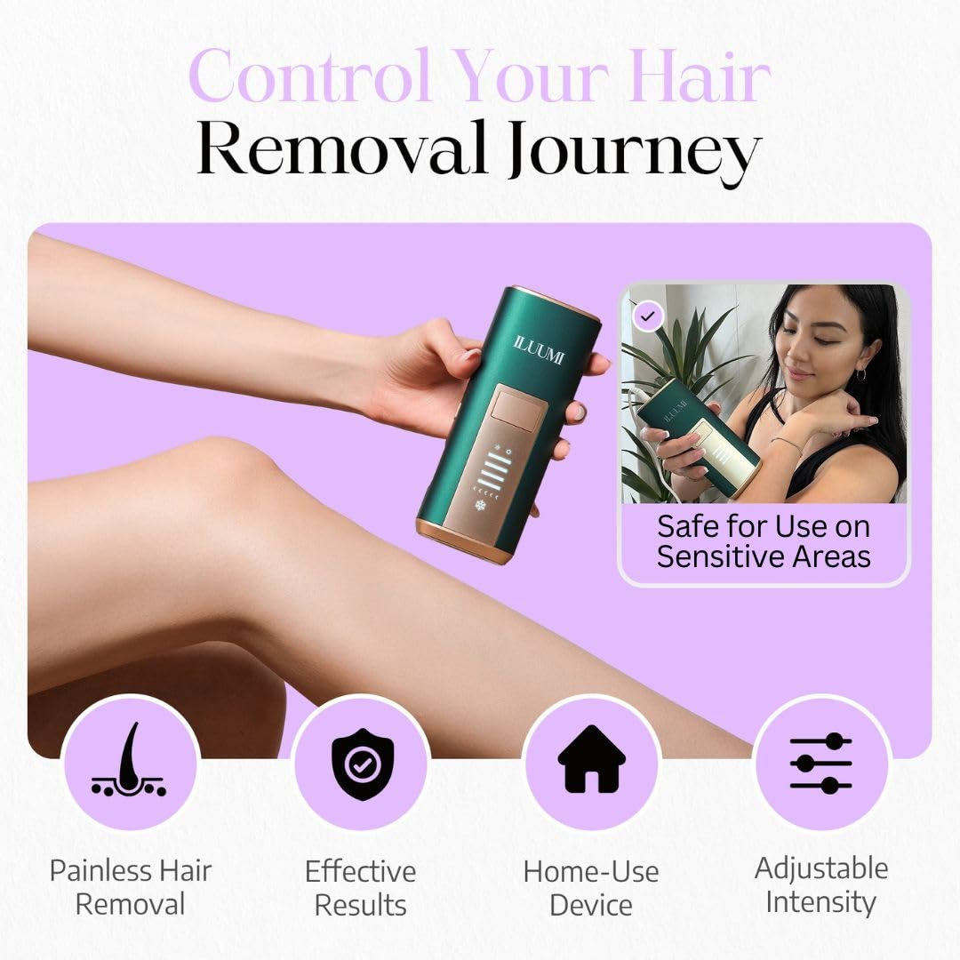 IPL Hair Removal Device for Face and Body
