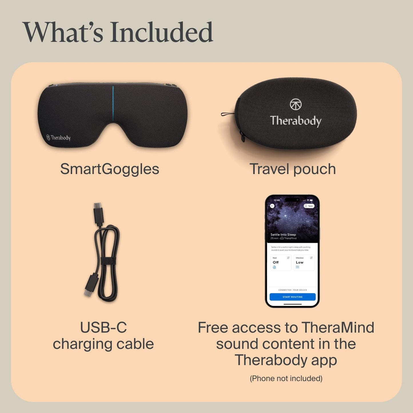 Therabody SmartGoggles Eye Massager