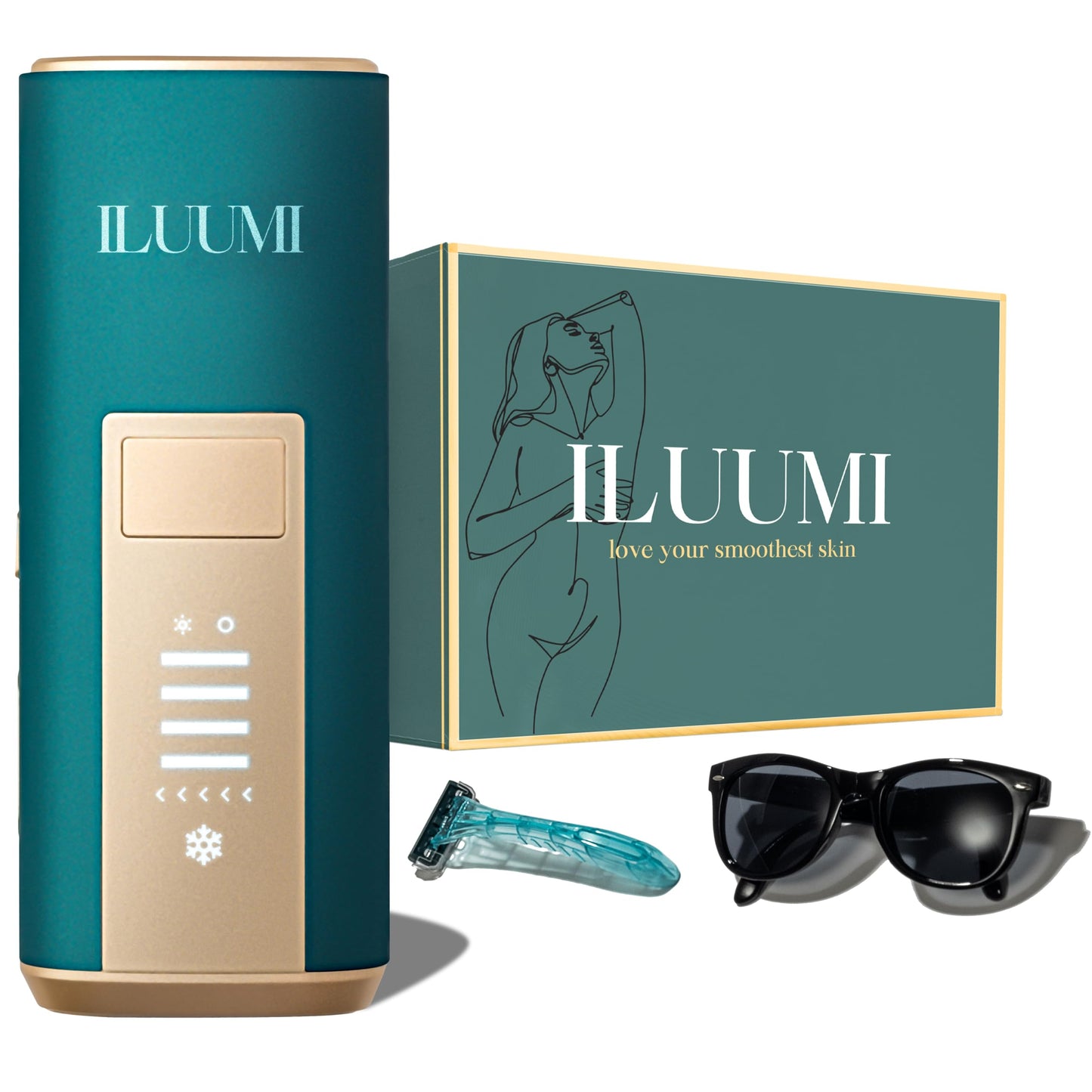 IPL Hair Removal Device for Face and Body