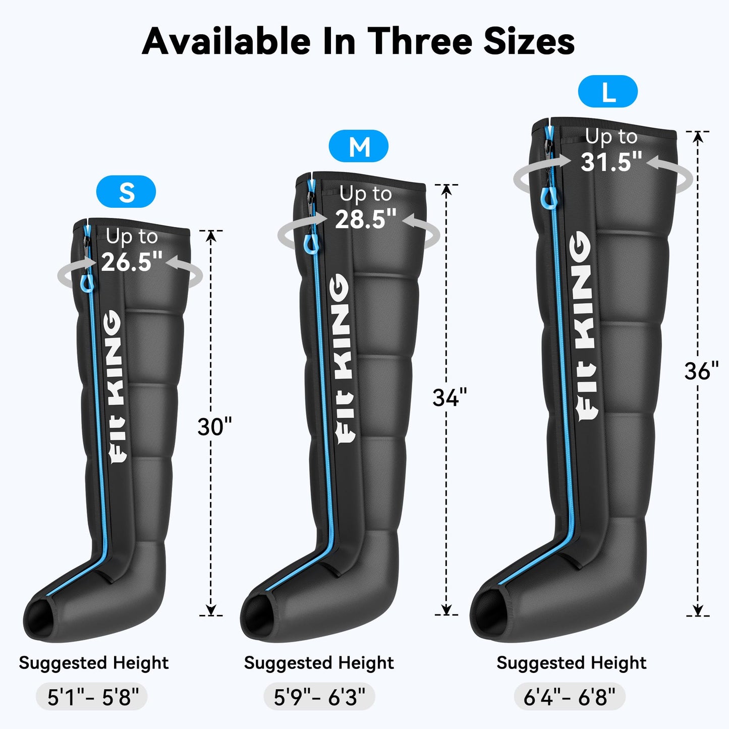 FIT KING Recovery Compression Boots
